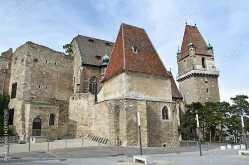 Old castle of Kreuzenstein in Austria