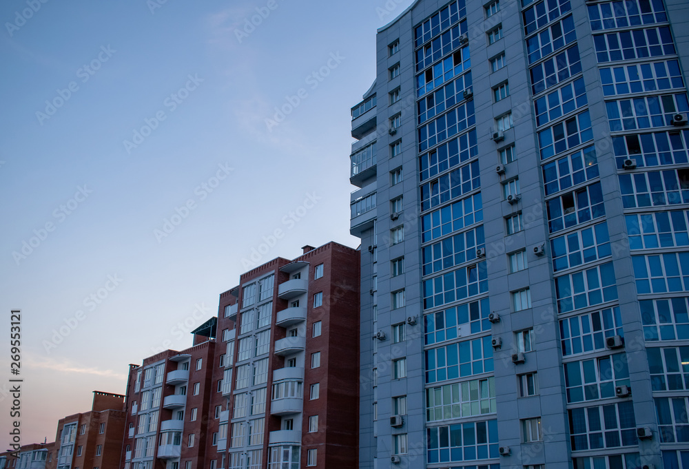 Fototapeta premium High-rise against the sky