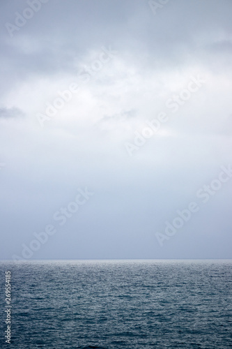 sea cloudy day and mysterious background