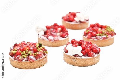 sweets cakes isolated on white background