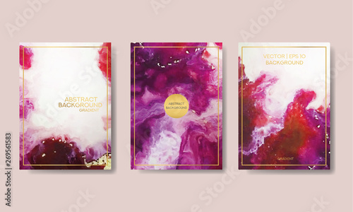  background texture luxury liquid marble and gold. for business cards, flyers, flyer, banner, website, paper printing. trend vector