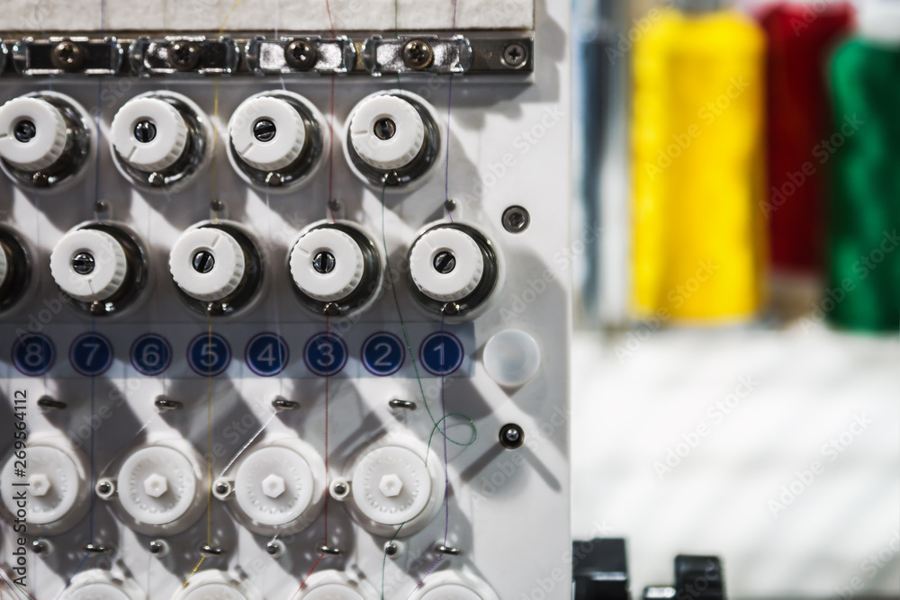 Obraz premium sewing tire for sewing production or in the shop