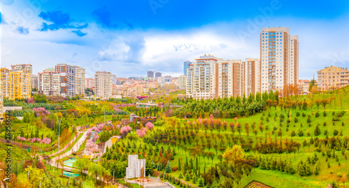 Dikmen Vadisi  Valley  is a popular neighborhood in Cankaya region with Turkmenistan Park