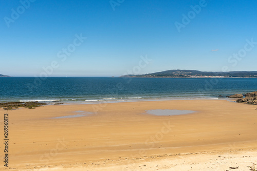 Beautiful and paradisiacal beach Perbes  A Coru  a. Spain