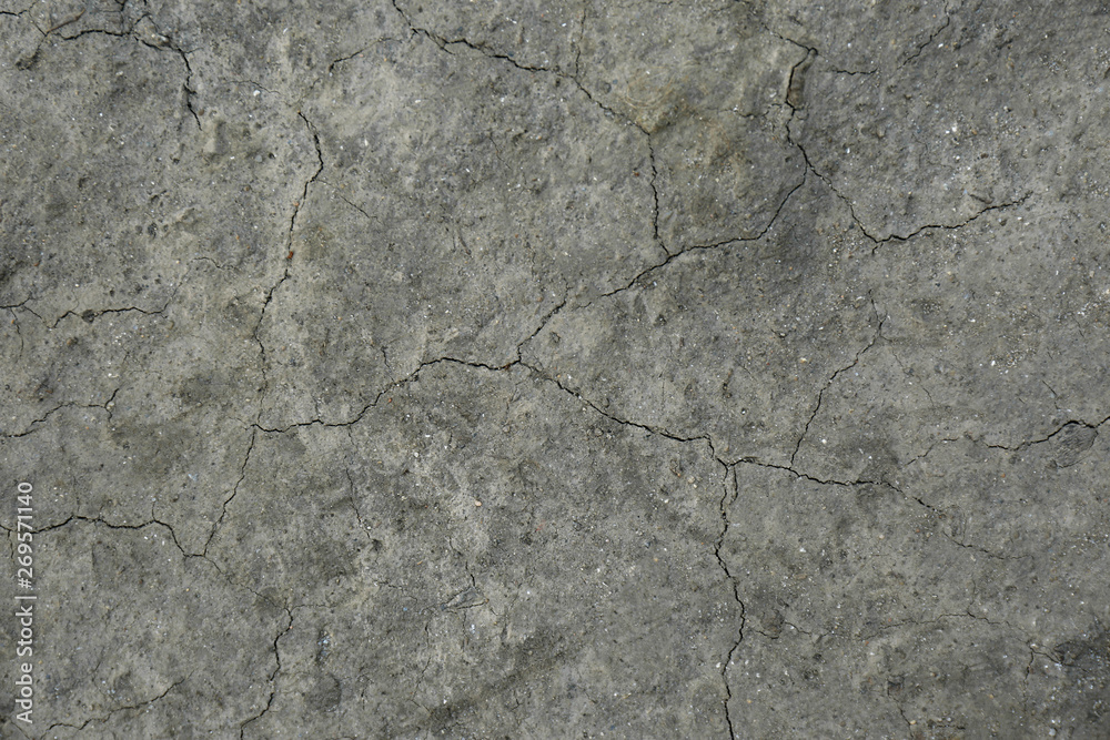 Dry textured ground surface as background, top view. Thirsty soil Dry textured ground surface as background, top view. Thirsty soil