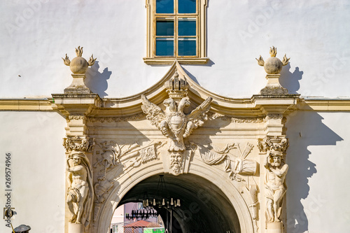 The 4rd Gate of the Citadel Alba-Carolina in Alba Iulia, Romania, officially declared Capital of the Great Union of Romania photo