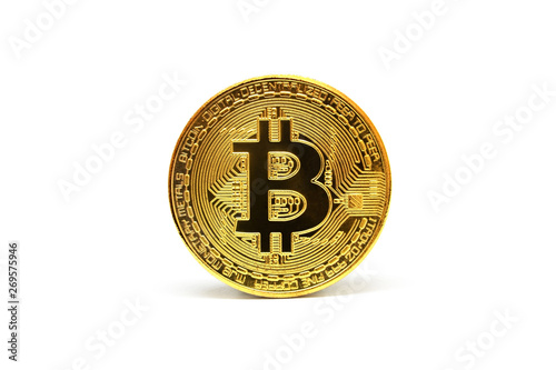 bitcoin isolated on white