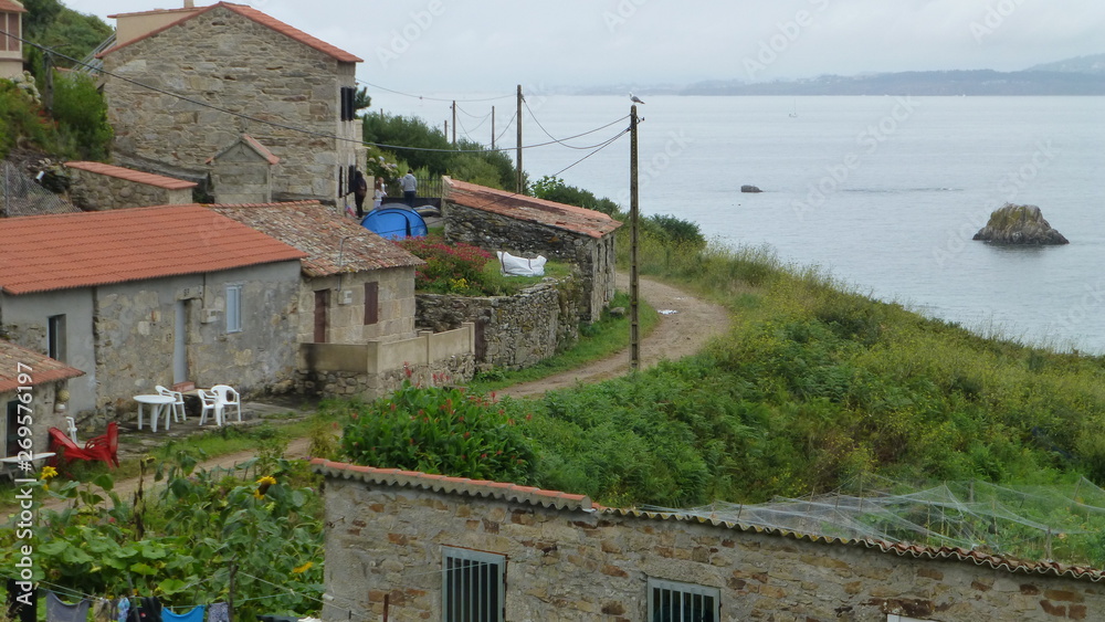 Ons. Island in Rias Baixas. Galicia. Spain