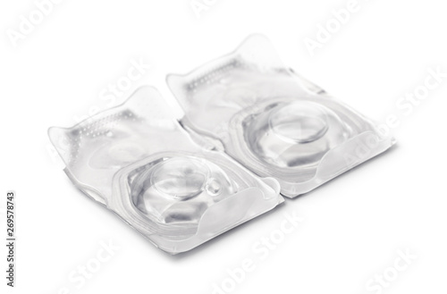 Blister pack of contact lenses