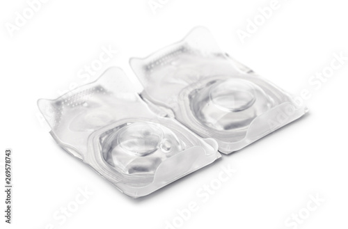 Fotografie Blister pack of contact lenses