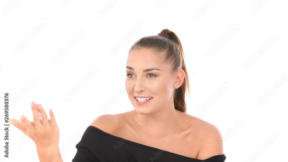 Beauty concept. Beautiful women are thinking and don't care about the surrounding. Beauty concept. Beautiful women are thinking and don't care about the surrounding.