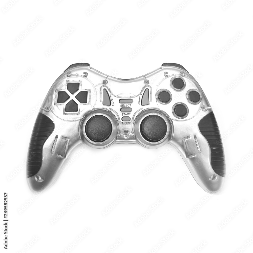 Joystick on a white background Joystick on a white background