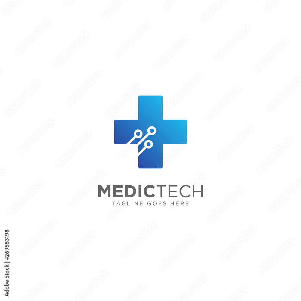 Medical Technology Logo Design Vector Medical Technology Logo Design Vector