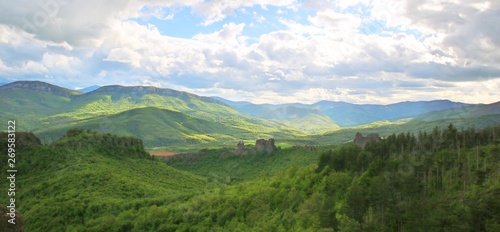 Belogradchick landscape cliffs in Bulgaria