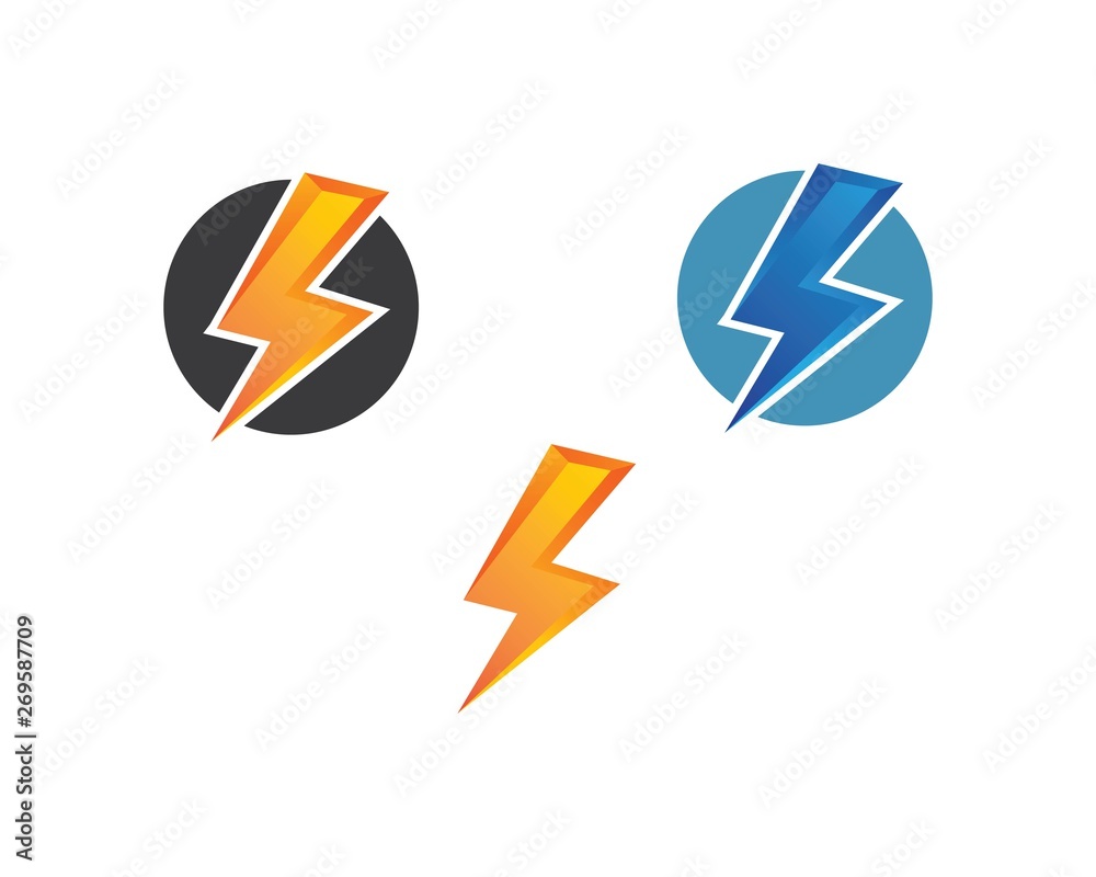 flash power thunder illustration vector flash power thunder illustration vector