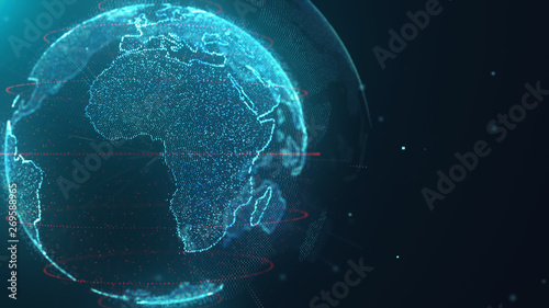 World Map Data Technology