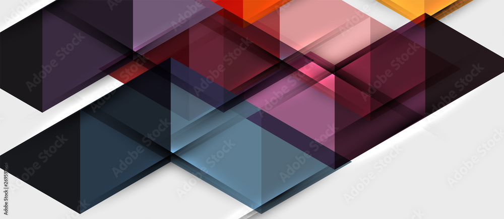 Triangle geometrical modern business presentation design template Triangle geometrical modern business presentation design template