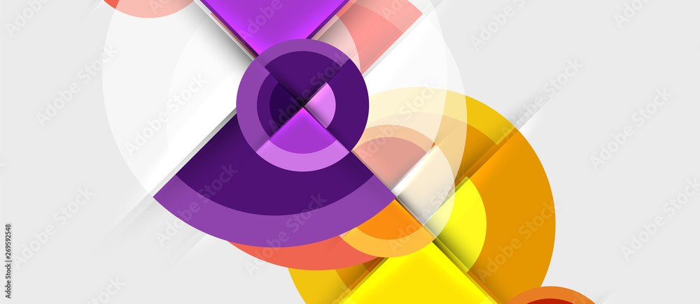 Geometric design abstract background - circles Geometric design abstract background - circles