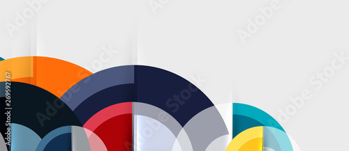 Circular geometrical design template