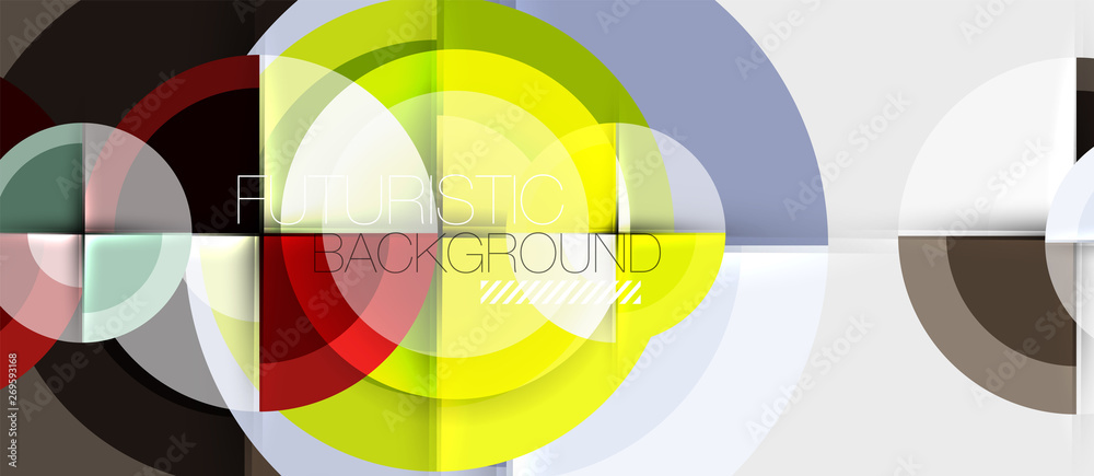 Circular geometrical design template