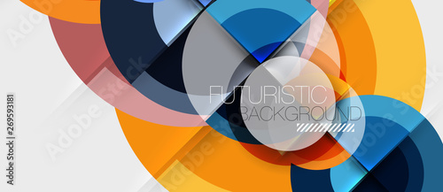 Circular geometrical design template