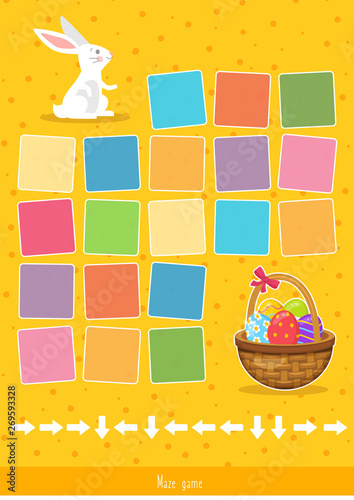 Easter maze game