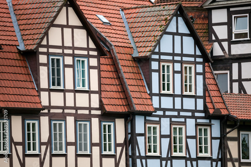 Bilde på lerret typical German houses
