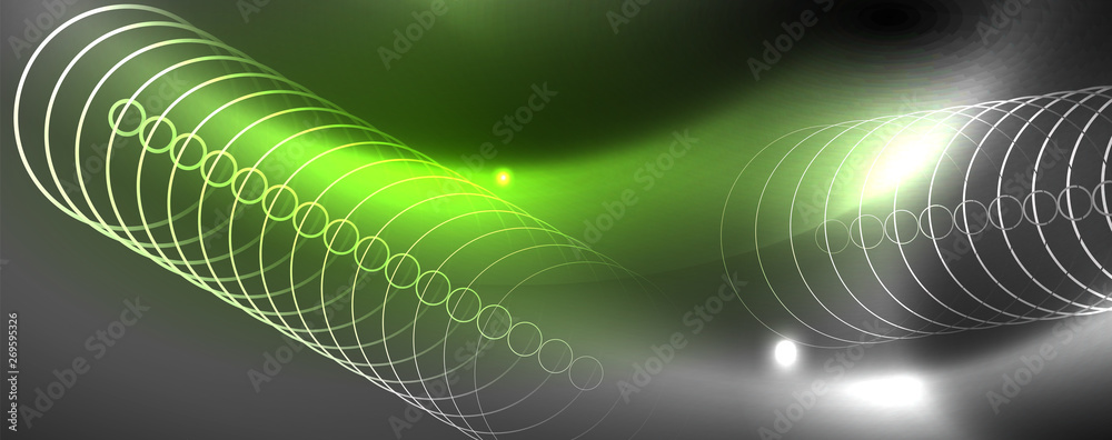 Shiny neon techno template. Neon lines background, 80s style laser rays Shiny neon techno template. Neon lines background, 80s style laser rays