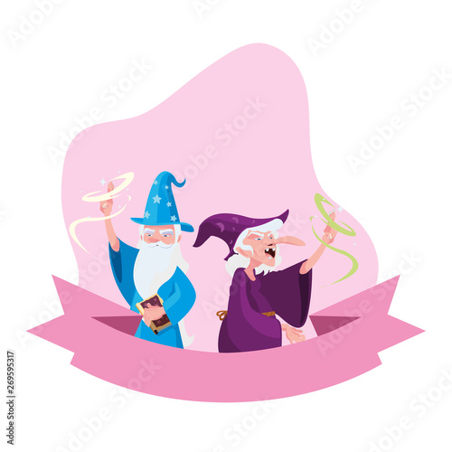 witch and wizard of tales characters