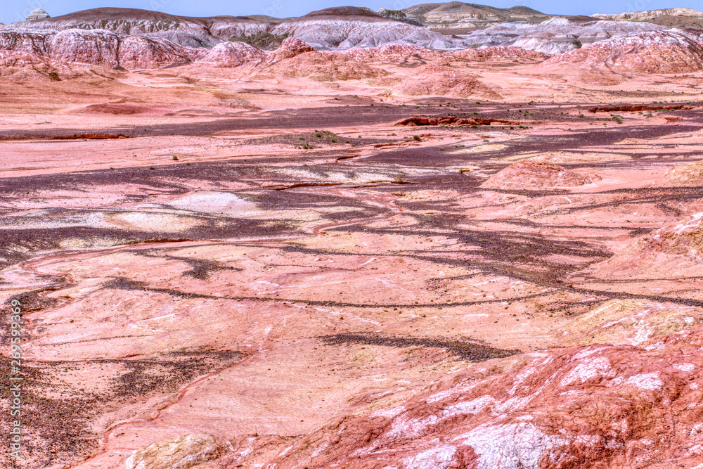 Martian desert landscapes