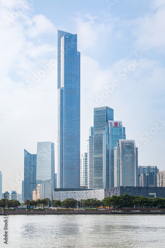 Zhujiang New Town City Skyline  Guangzhou  Guangdong  China