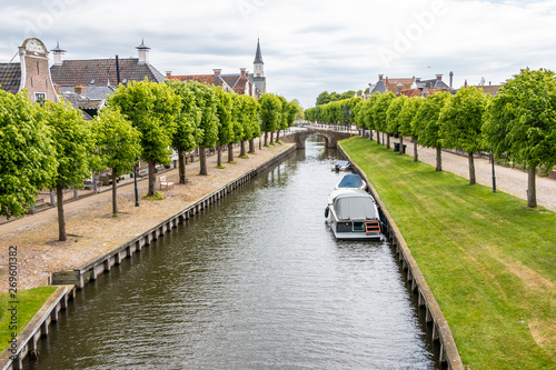 Sloten a medieval city in the Netherlands, province Friesland, region Gaasterland photo