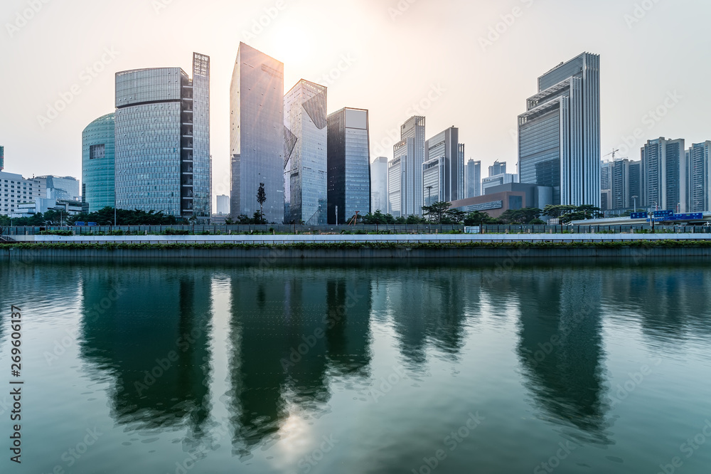 Shenzhen City, Guangdong Province, China High-tech Park City Scenery Shenzhen City, Guangdong Province, China High-tech Park City Scenery