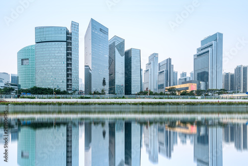 Shenzhen City, Guangdong Province, China High-tech Park City Scenery
