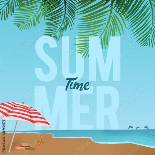Summer sale design template...