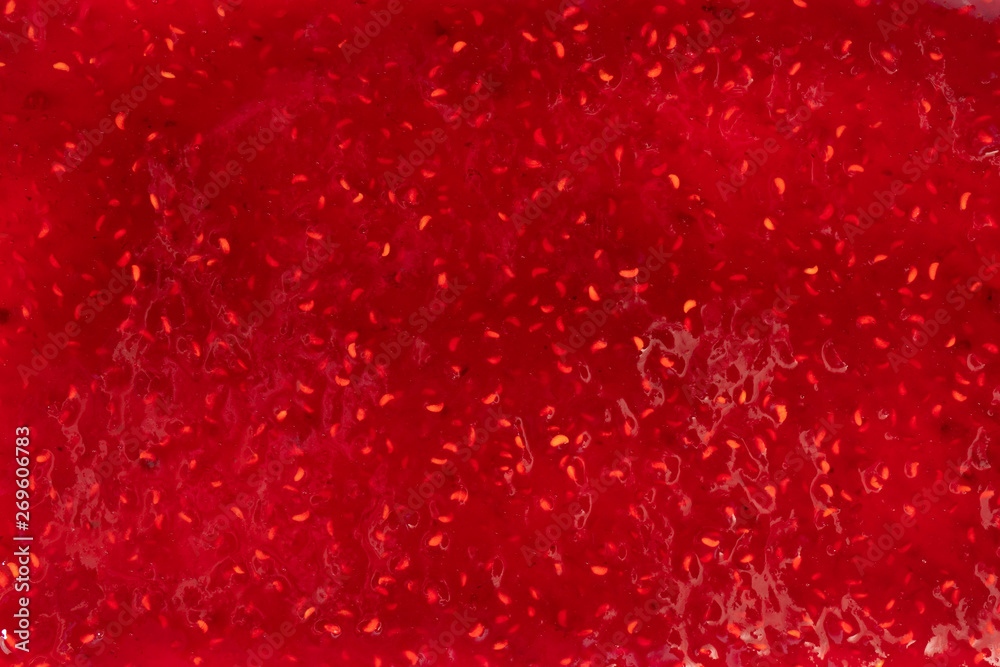  texture of raspberry jam