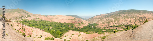 Panoramic view of the Atlas Mountains, Morocco