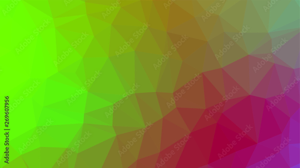 Geometric design. Colorful gradient mosaic background. Geometric triangle, mosaic, abstract background. Mosaic, color background. Mosaic texture. The effect of stained glass. EPS 10 Vector