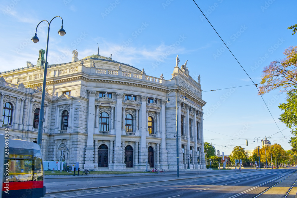 Fototapeta premium Burgtheater on the Ringstrasse in Vienna, Austria