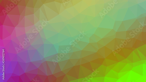 Vector  multicolor geometric background. Triangles  triangulation. Geometric mosaic  colored triangles  application in origami style. Abstract background for web.