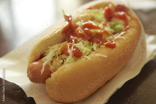 Hot Dog Closeup