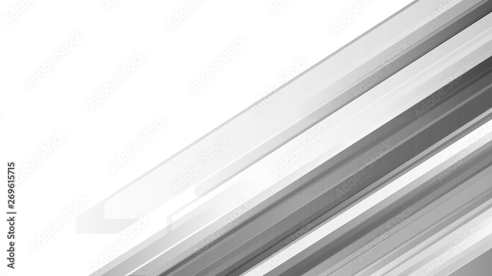 Fototapeta premium Abstract monochrome geometric background. Modern shape concept. Vector illustration