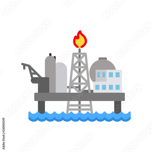 offshore oil station