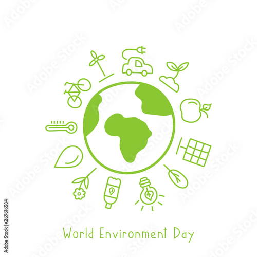 Greeting card for World Env...
