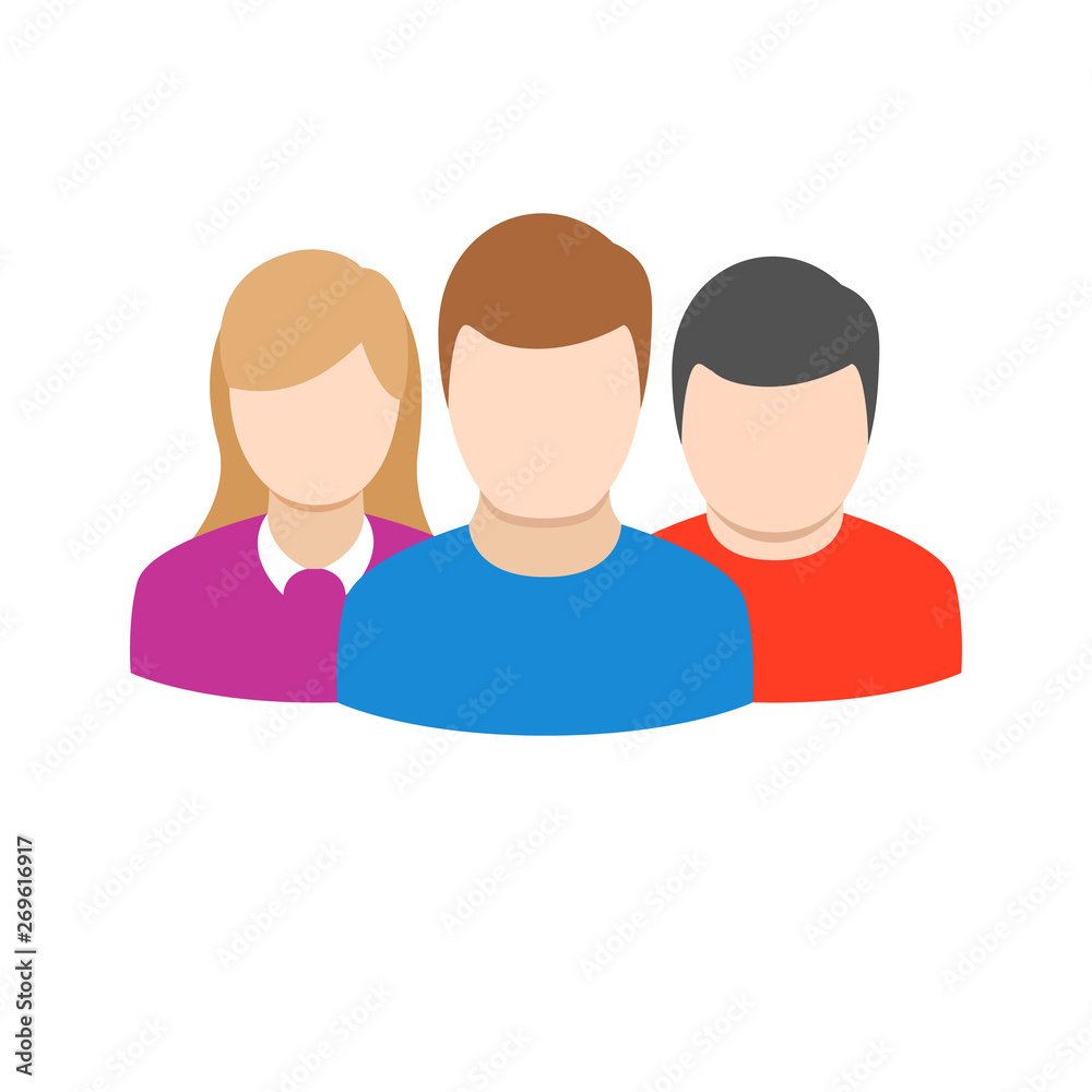 Group of people. men and woman Group of people. men and woman