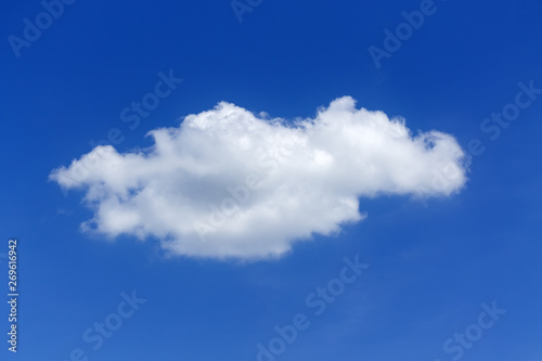 lonely cloud on you / simple photo on a bright Sunny day © ml1413