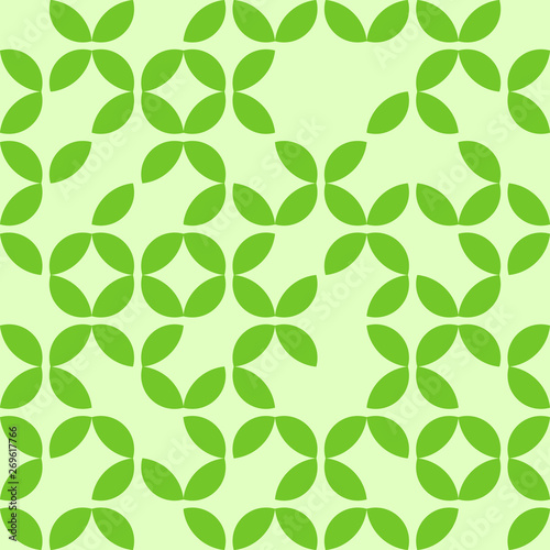 Seamless background with leaves