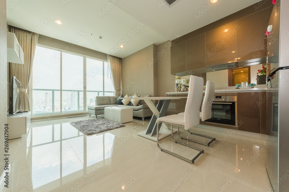 Fototapeta premium Living room interior