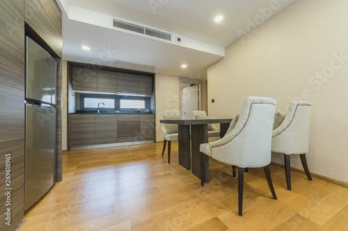 Modern, bright, clean, kitchen interior