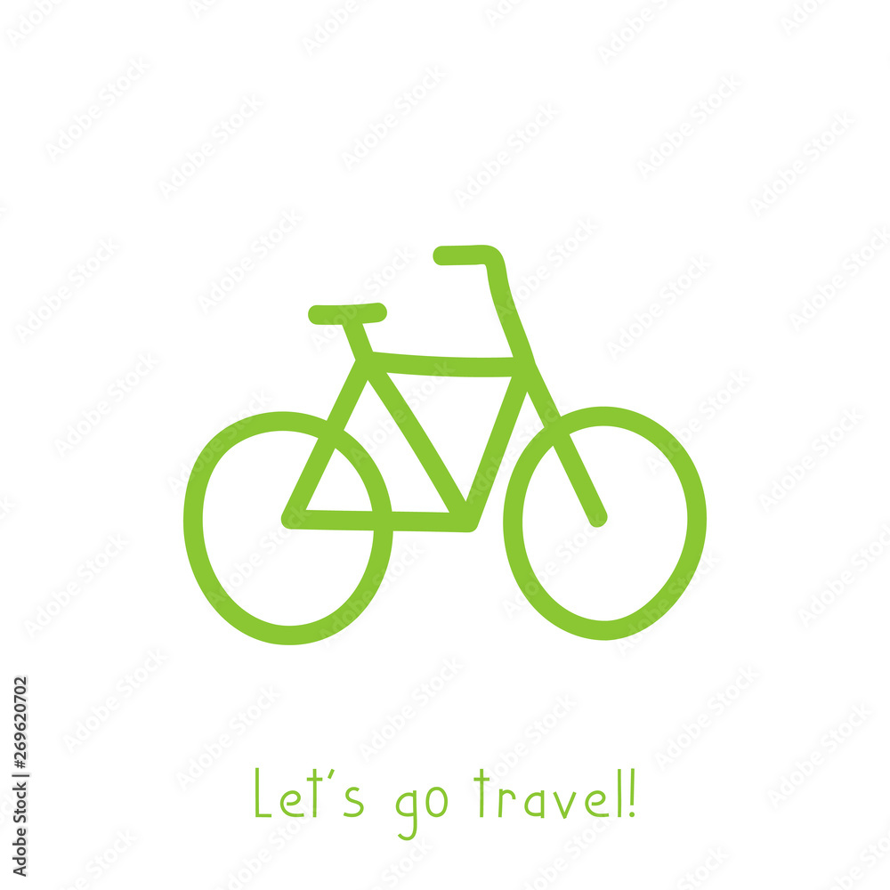 Line ecology cycle icon. Line ecology cycle icon.